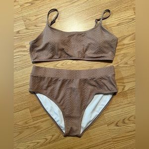 2 high waisted SHEIN bathing suits!